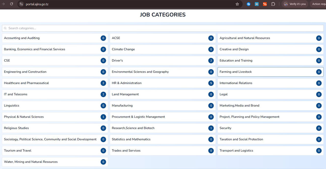 Where to Find New Government Job Openings in Tanzania (2025 Update)