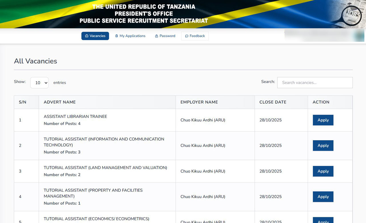 Browse Vacancies and Choose the Right Job